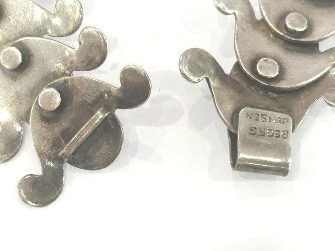 Vintage Georg Jenson Sterling Silver Necklace 163.00 Grams