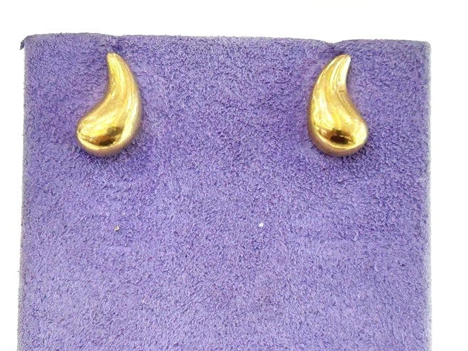 Tiffany & Company Elsa Peretti 18K Yellow Gold Earrings 4.96 Grams