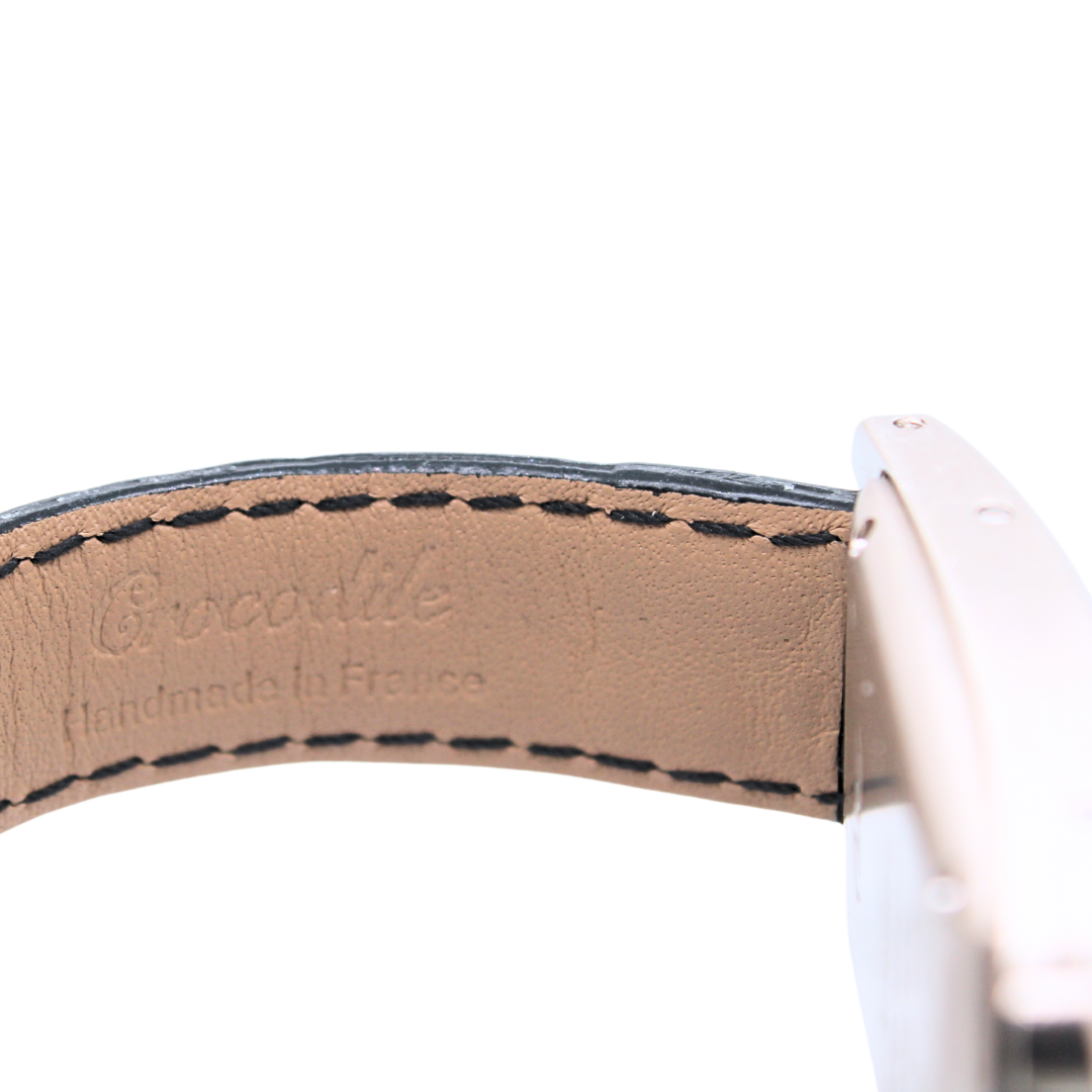 18k White Gold Cartier Tank Americaine