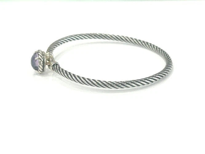 David Yurman Sterling Silver Petite Chatelaine Bracelet 10.81 Grams