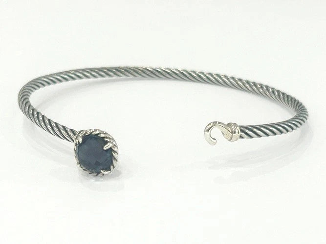 David Yurman Sterling Silver Petite Chatelaine Bracelet 10.81 Grams