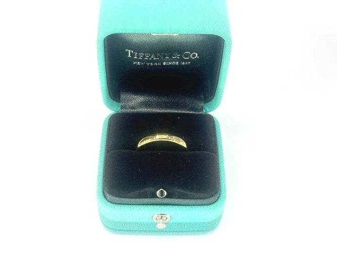 Tiffany & Co. 18K Yellow Gold Tiffany Forever Wedding Band W/Box 3.72 Grams
