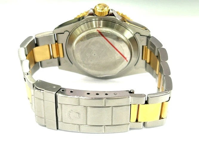 Rolex Submariner 18K Yellow Gold / Stainless Steel Tutone Blue Dial 40MM #16613