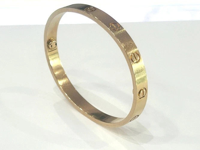 Cartier 18K Rose Gold Love Bracelet Size 17 32.02 Grams