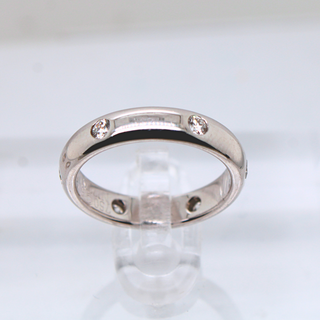 Cartier Stella Diamond Band in 18k White Gold 0.25 CTW