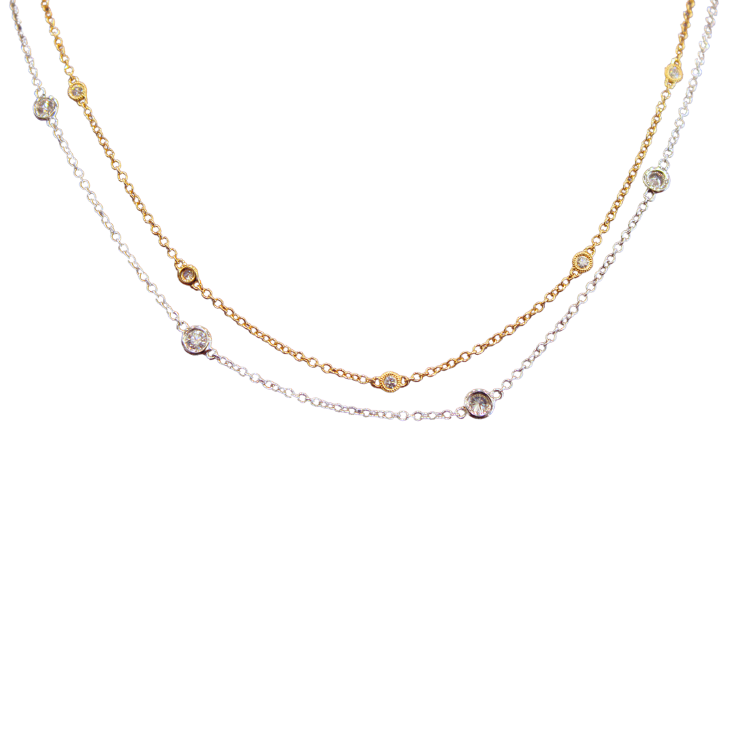 18k Yellow Gold Diamond by the yard 0.29cts