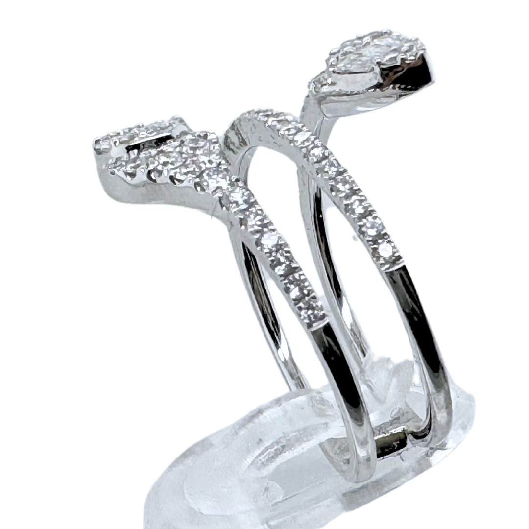 18k White Gold Diamond Fashion Ring 0.75CTW