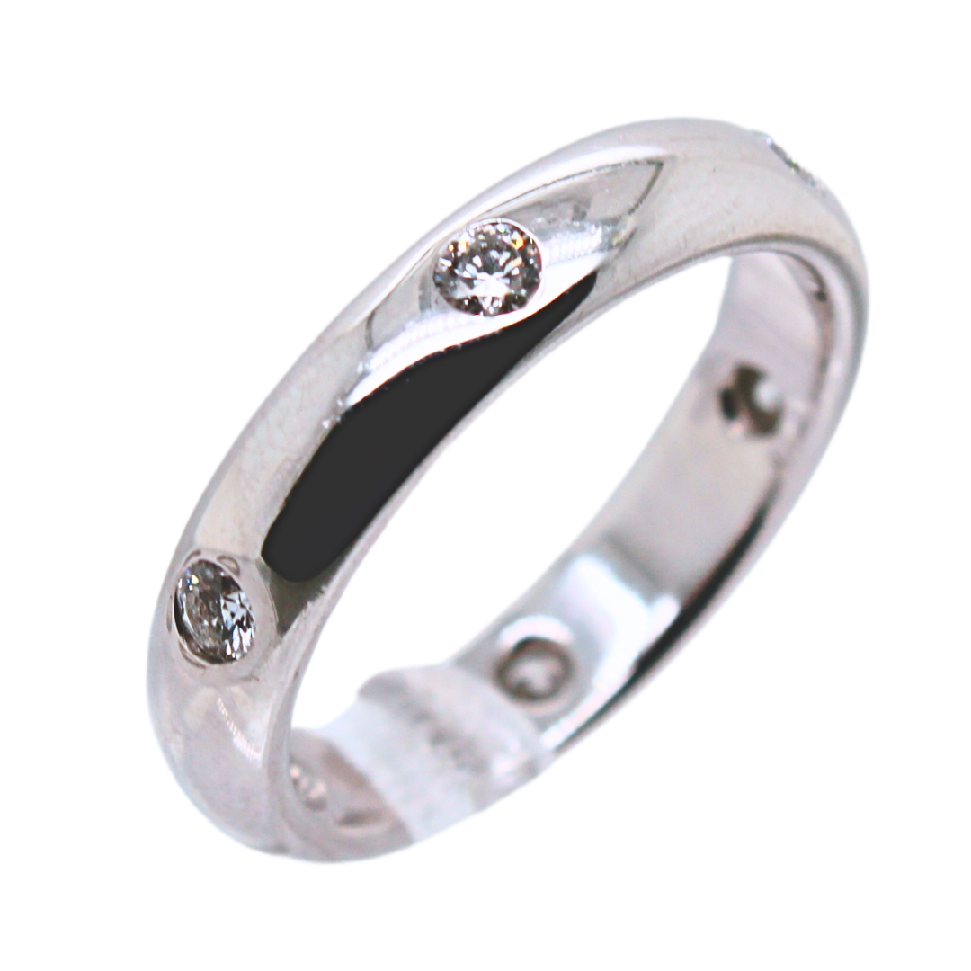 Cartier Stella Diamond Band in 18k White Gold 0.25 CTW