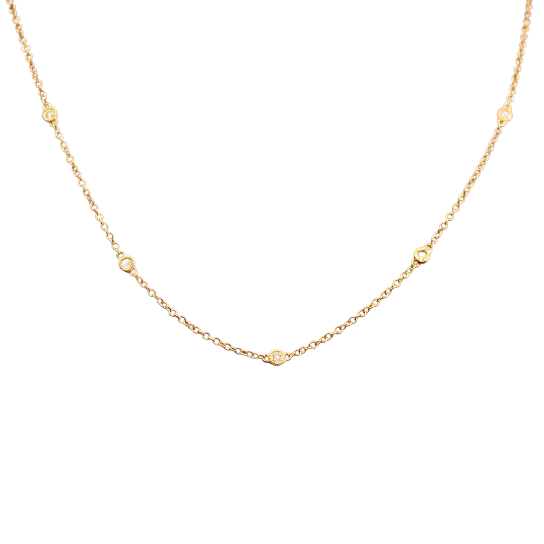 18k Yellow Gold Diamond by the yard 0.29cts