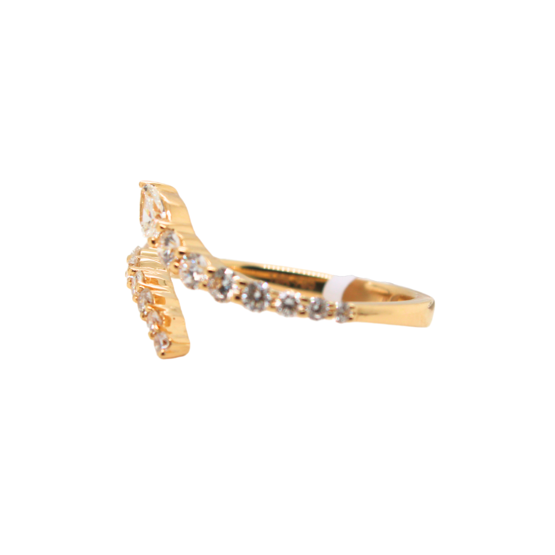 18k Yellow Gold Diamond Ring