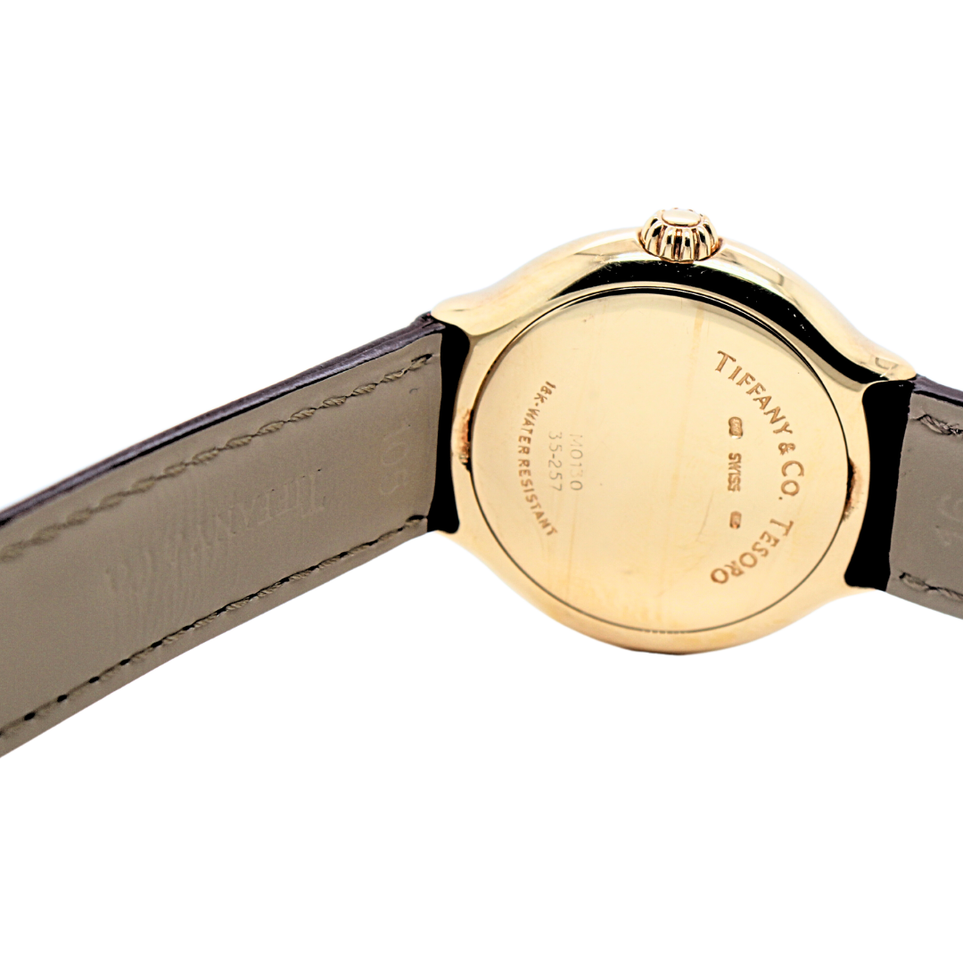 Tiffany & Co. Tesoro M0130 Unisex Watch in 18kt Yellow Gold
