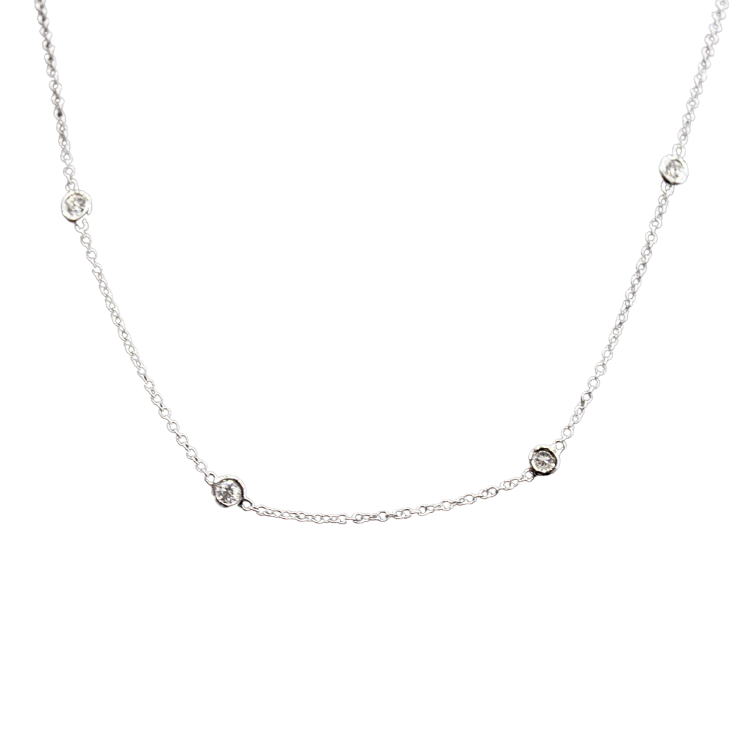 18k White Gold Diamond by the yard 0.56Cts