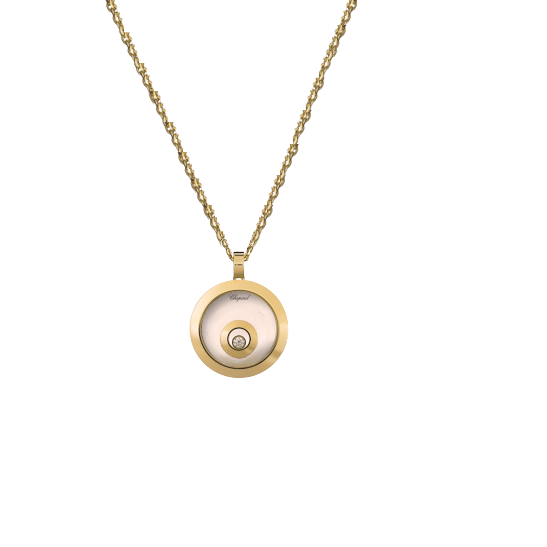 18k Yellow Gold Chopard Happy Spirit Necklace