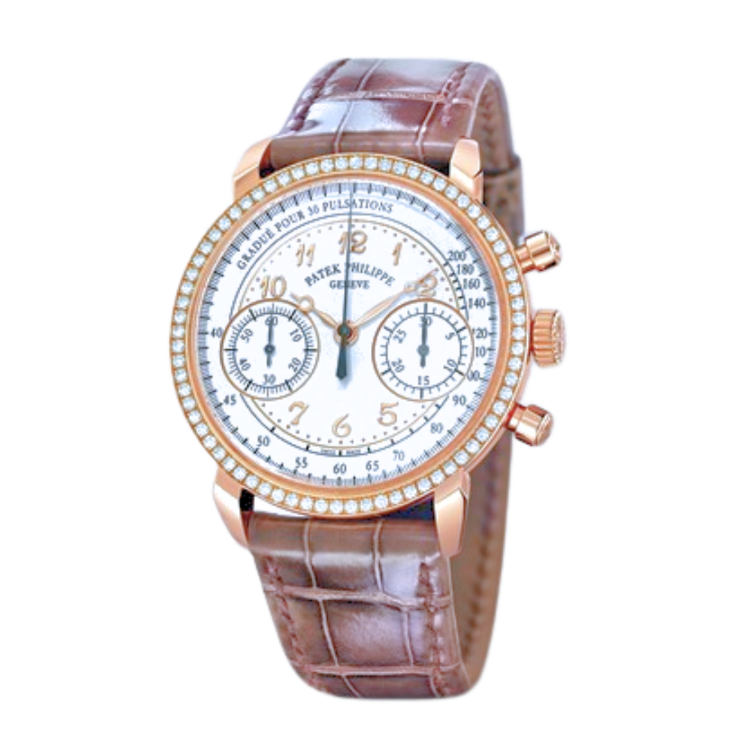 Patek Phillippe 18K Rose Gold Chronograph Complications 7150/250R-001 with Case