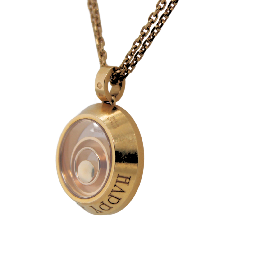 18k Yellow Gold Chopard Happy Spirit Necklace