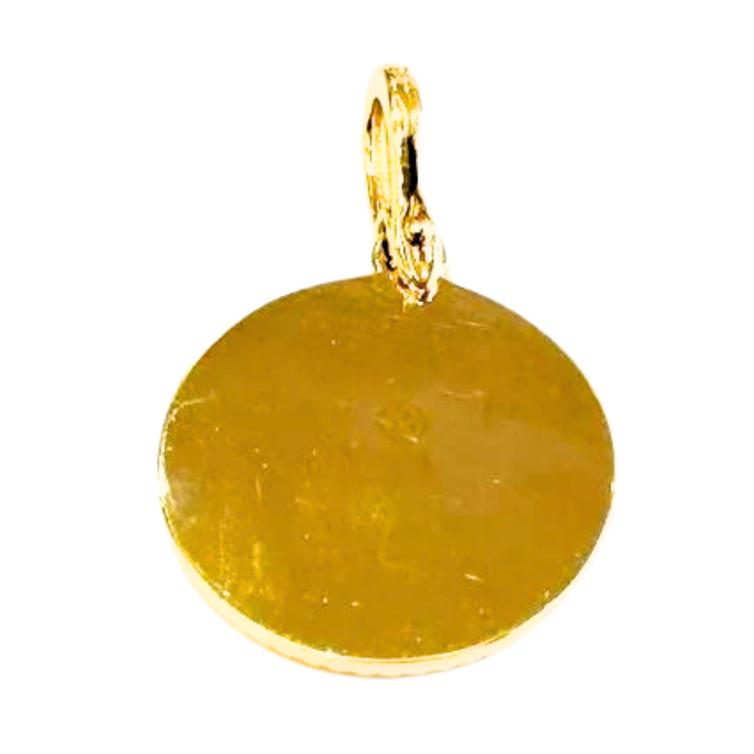 14K Yellow Gold Zodiac Diamond Charm Pendants 0.09 To 0.13 Carats