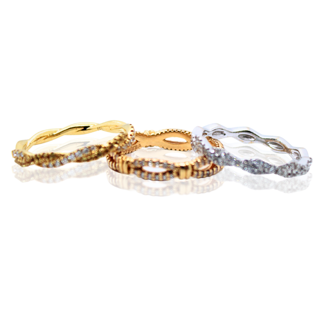 18k Yellow Gold Round Diamond Ring 0.27cts