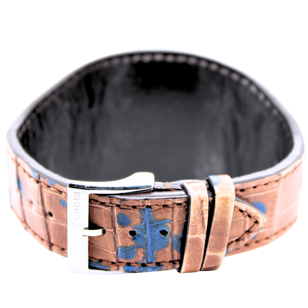 Gucci Dive Watch with After Market Leather Strap 40mm