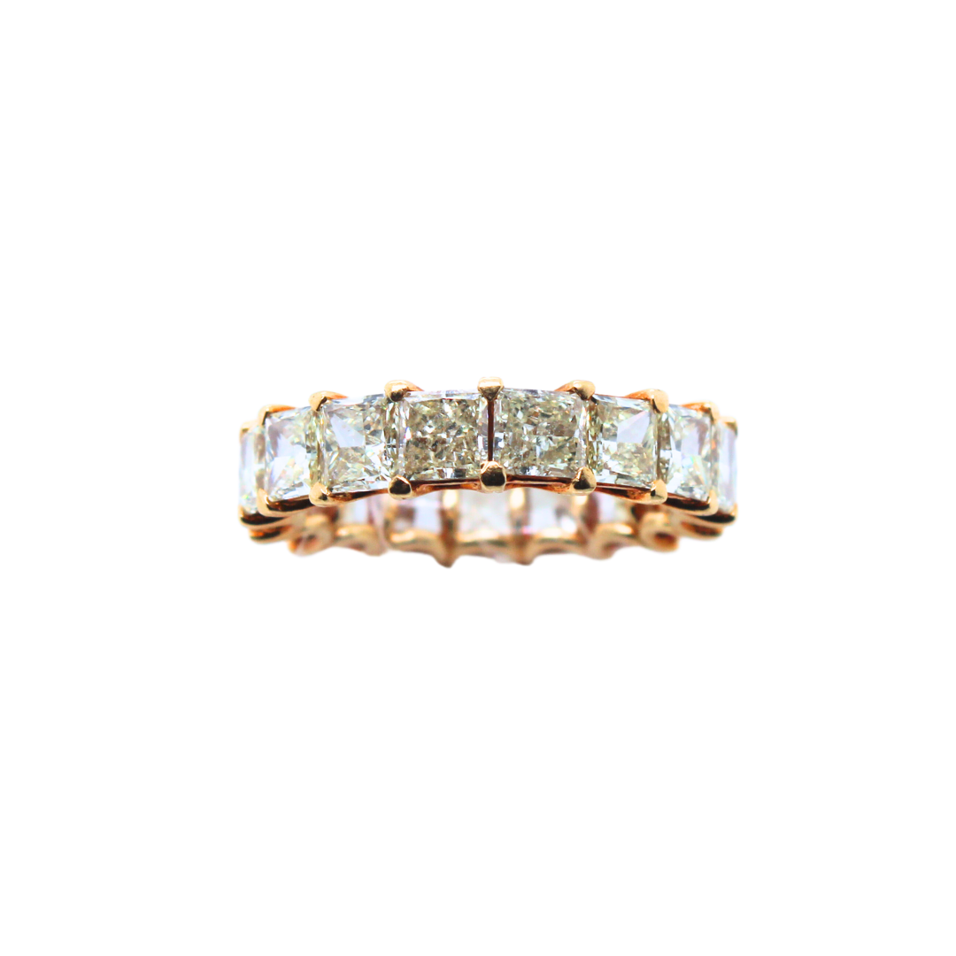 17 Princess Cut Diamond Eternity Ring