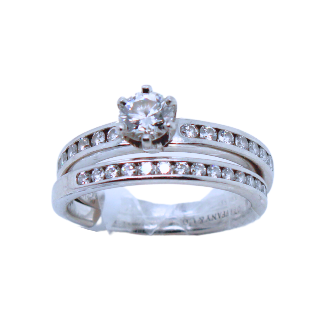 Tiffany & Co. Diamond Wedding Set 0.60CTW