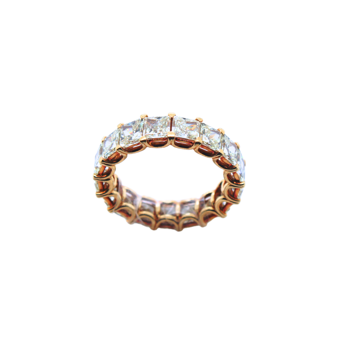 17 Princess Cut Diamond Eternity Ring