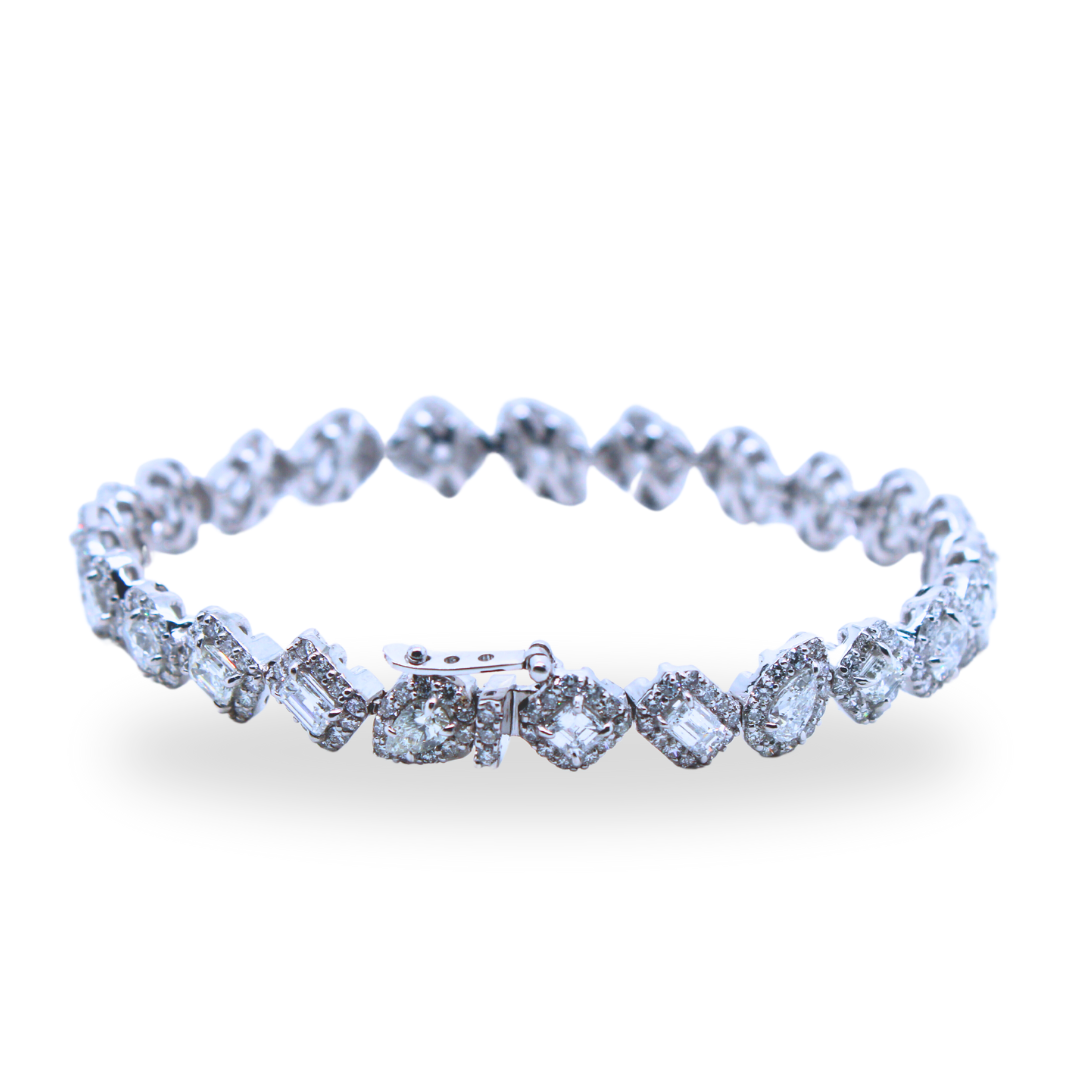18k White Gold Bracelet