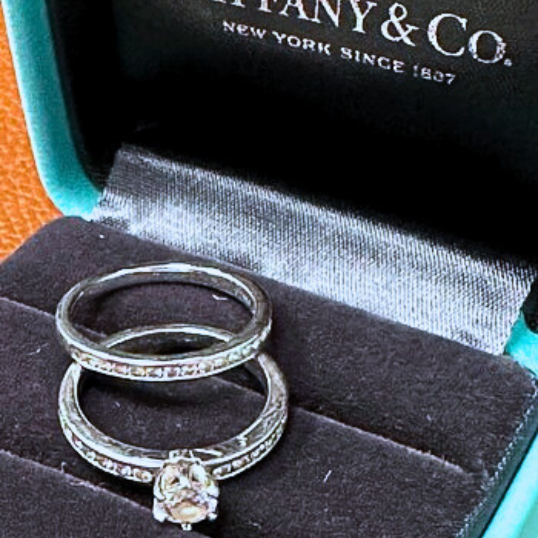 Tiffany & Co. Diamond Wedding Set 0.60CTW