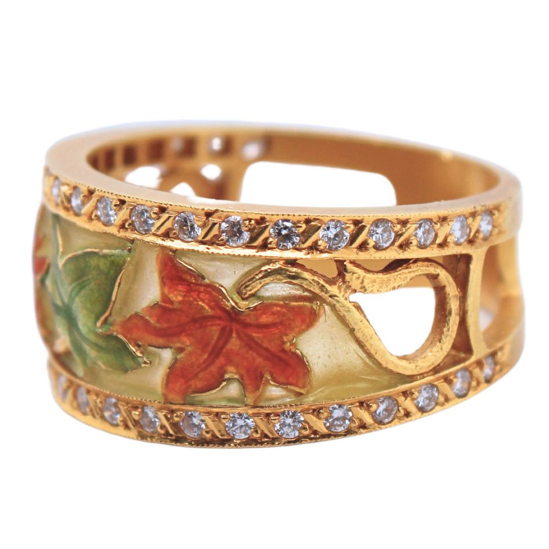 Masriera Diamond Ivy Diamond Band 0.34CTW