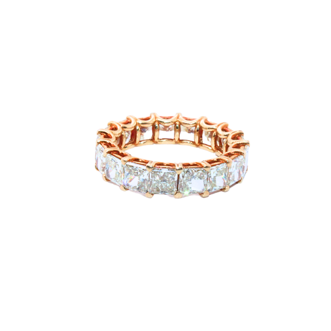 17 Princess Cut Diamond Eternity Ring