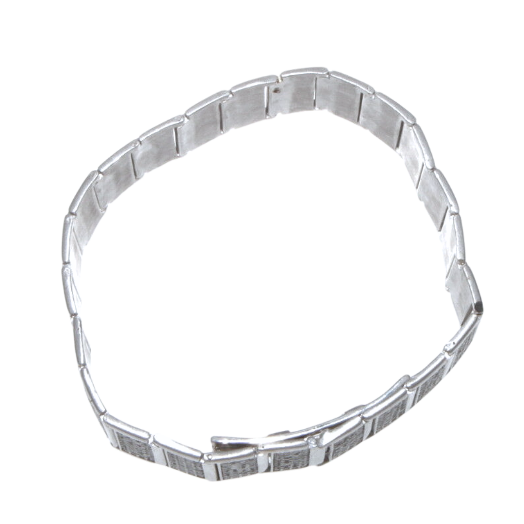 18K WHITE GOLD & DIAMOND BRACELET 11.00 CTW.