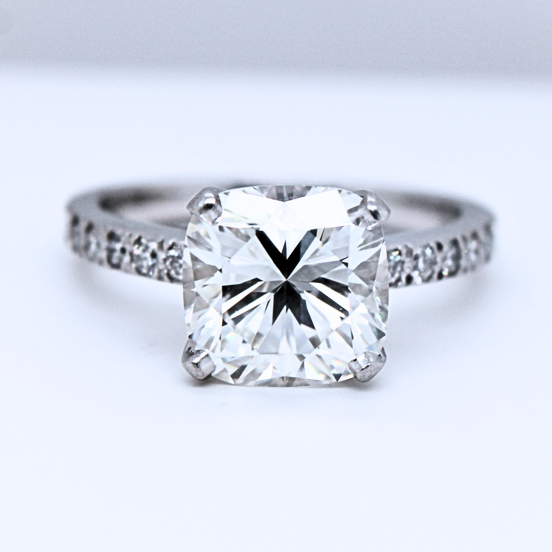 Tiffany & Co. Platinum Diamond Ring 2.05 Carats