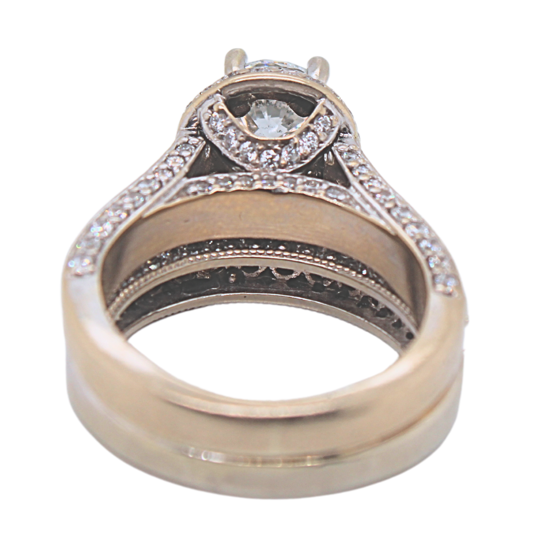 18k White Gold Diamond Ring 2.46CTW
