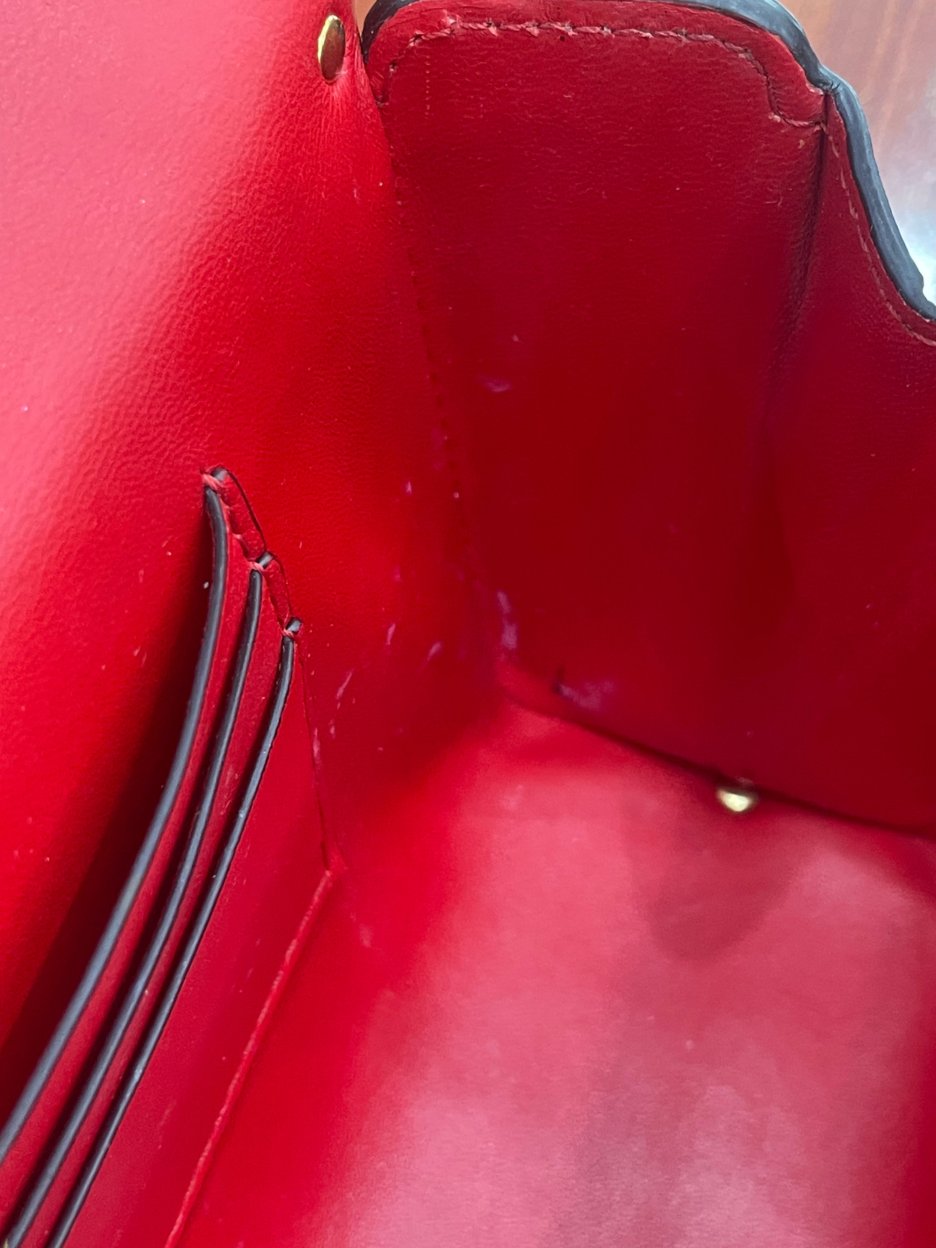 Valentino Off White Leather Rockstud Alcove Top Handle Bag With Strap