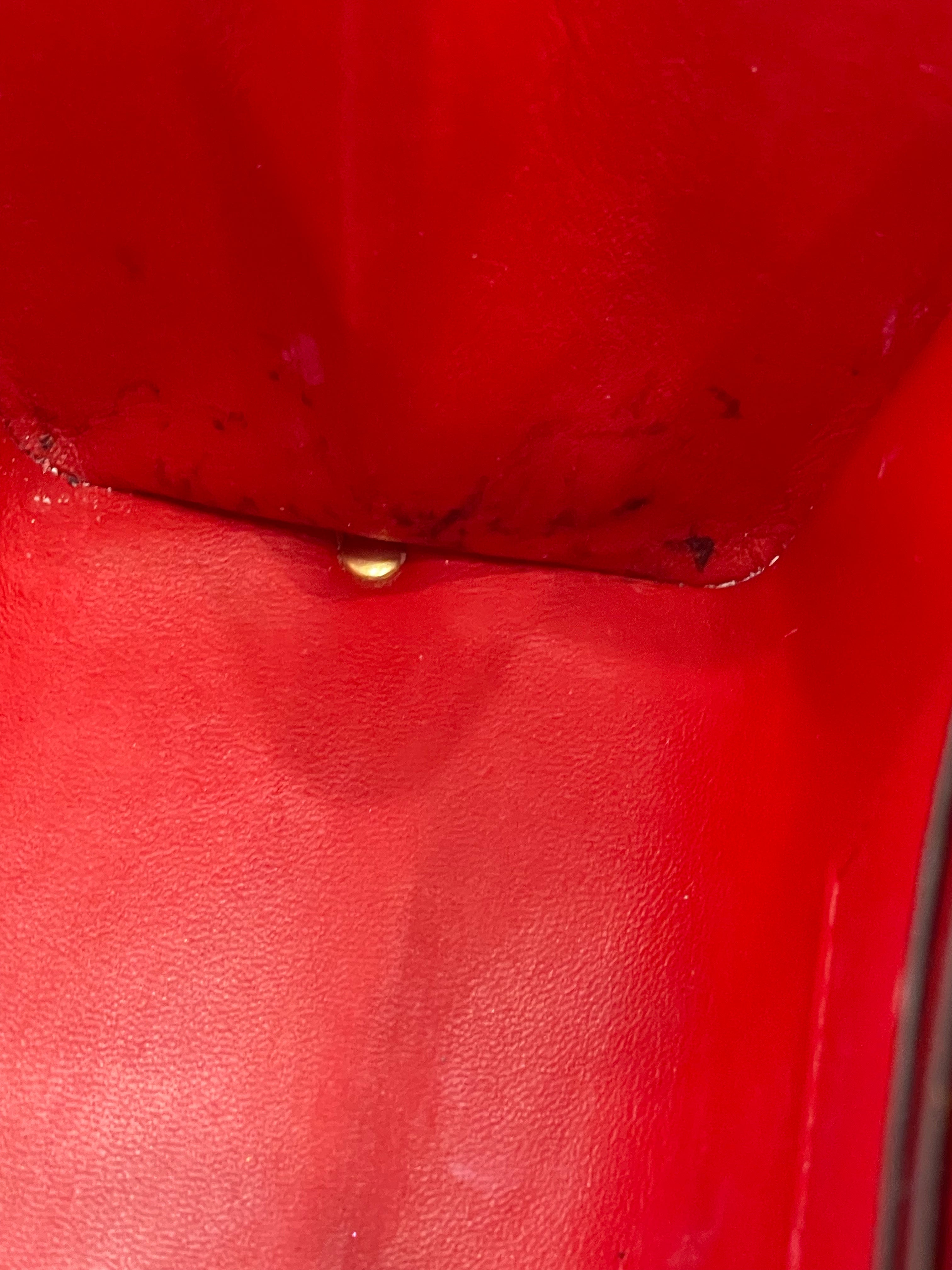 Valentino Off White Leather Rockstud Alcove Top Handle Bag With Strap