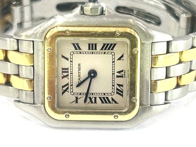 Cartier 18K Yellow Gold / Stainless Steel Panthere' de Cartier 1120 Small Model