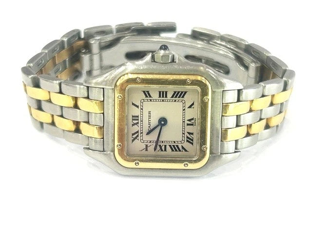 Cartier 18K Yellow Gold / Stainless Steel Panthere' de Cartier 1120 Small Model