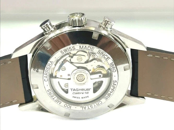 TAG Heuer Carrera Caliber 16 CV2A1AB Chronograph 16 Watch W/Box & Papers