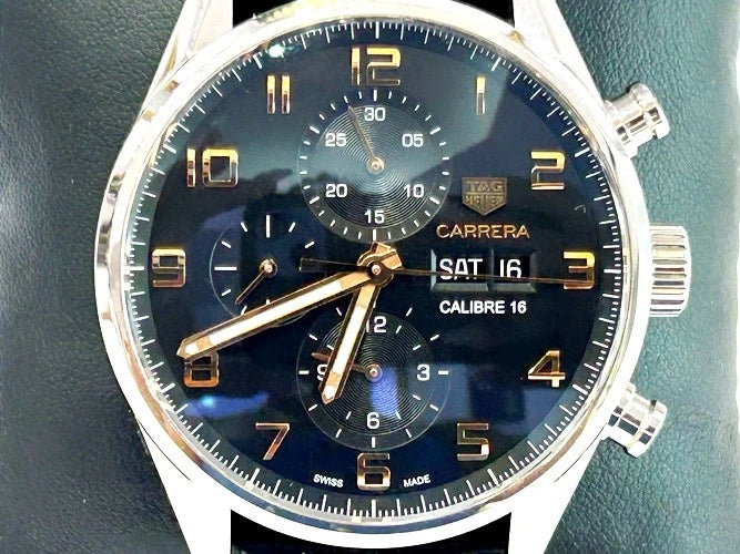 TAG Heuer Carrera Caliber 16 CV2A1AB Chronograph 16 Watch W/Box & Papers
