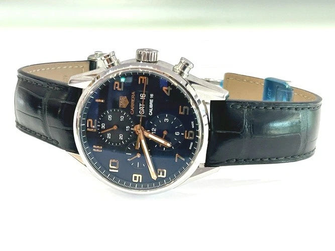 TAG Heuer Carrera Caliber 16 CV2A1AB Chronograph 16 Watch W/Box & Papers