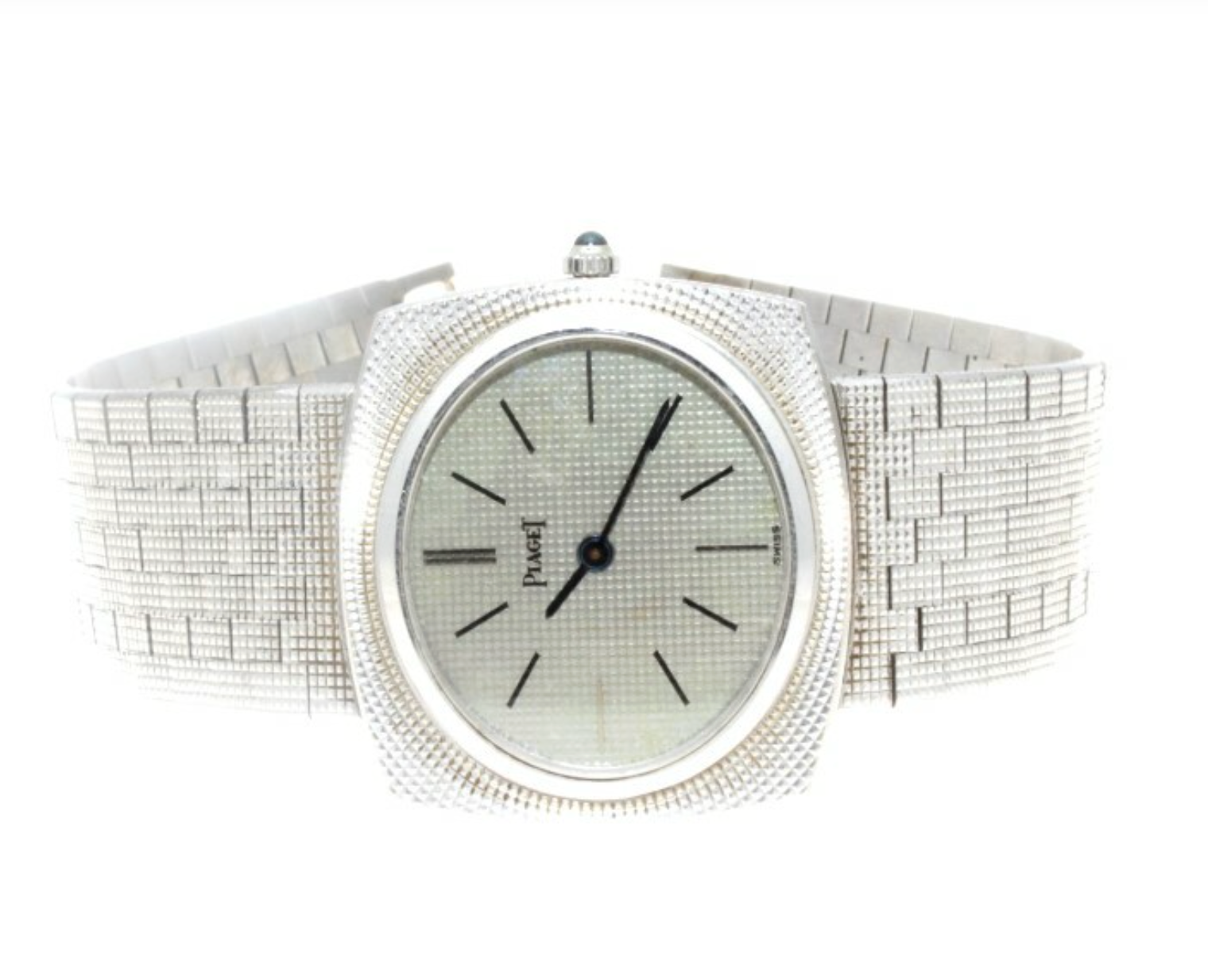 Vintage Piaget 18K White Gold Ladies Watch 9581