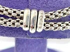 Fope 18K White Gold 2 Row Rope & Diamond Necklace 0.50 Carats