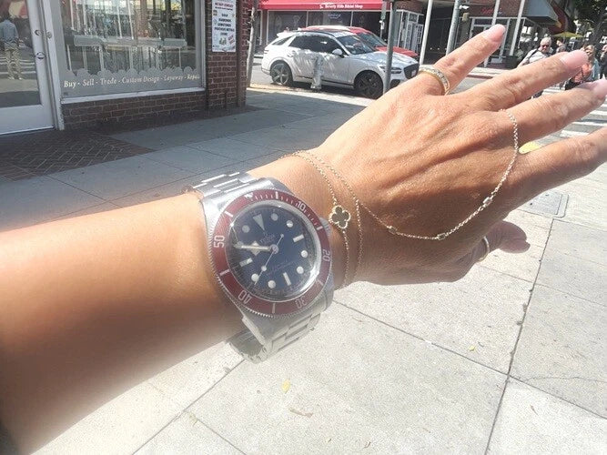 Tudor Black Bay Stainless Steel Red Bezel Watch Ref#7941A1AORU W/ Box & Papers