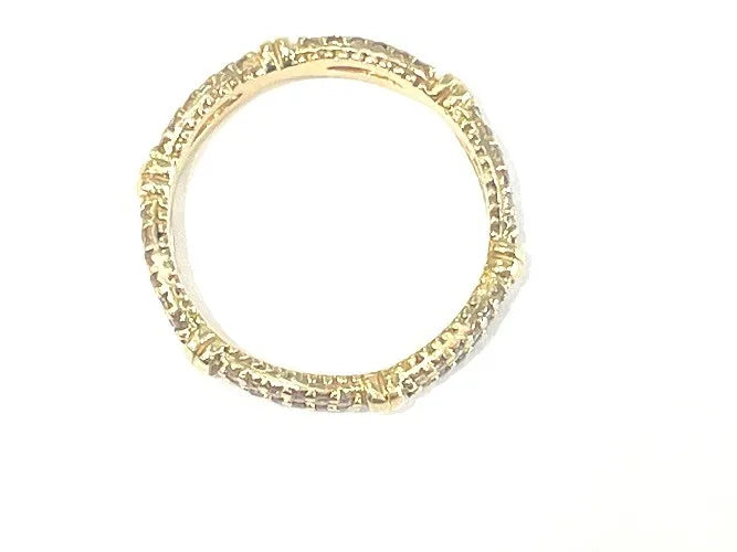 18K Yellow Gold Verragio Diamond Twist Band 1.00 Carats