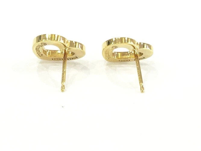Tiffany & Company 18K Yellow Gold Heart Earrings 4.1 Grams