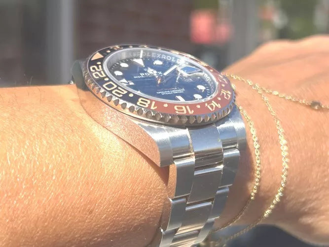 Rolex 18K Rosegold/Stainless Steel GMT-Master II Rootbeer 40MM B&P 126711CHNR