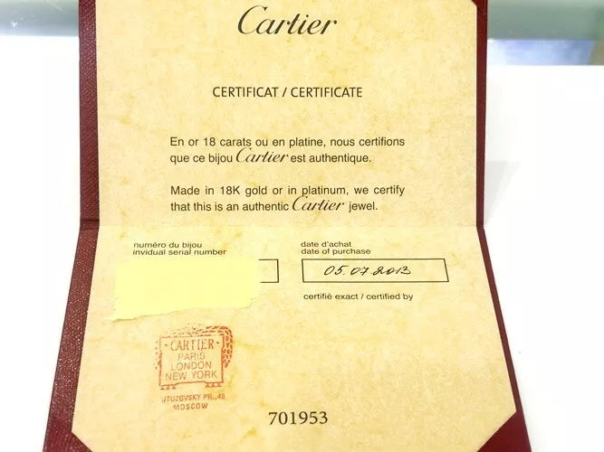 LOVE WEDDING BAND, DIAMOND-PAVED 0.31Cts SIZE 52 US SIZE 6