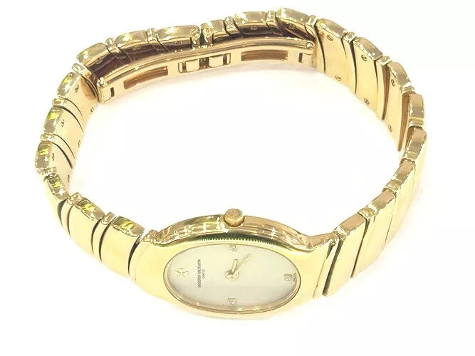 Vacheron & Constantin 18K Yellow Gold Quartz Watch 27536