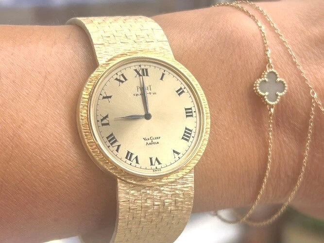 18K Yellow Gold Vintage Piaget for Van Cleef and Arpels Watch 7633A6