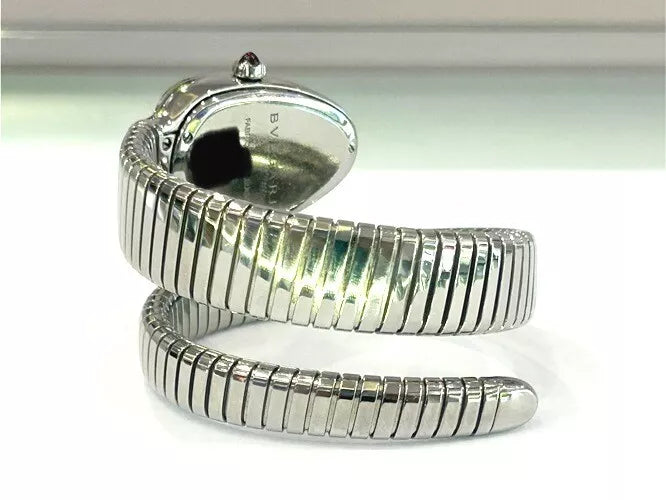 Bvlgari Stainless Steel Serpenti Tubogas Watch PO31338 with Pouch
