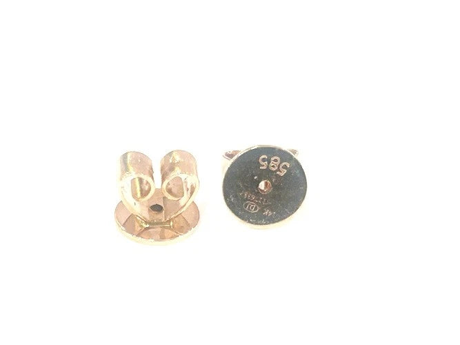 14K Rose Gold Turquoise Evil Eye Diamond Stud Earrings 0.28 Carats